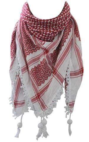 Original Hirbawi ® Red and White Kufiya